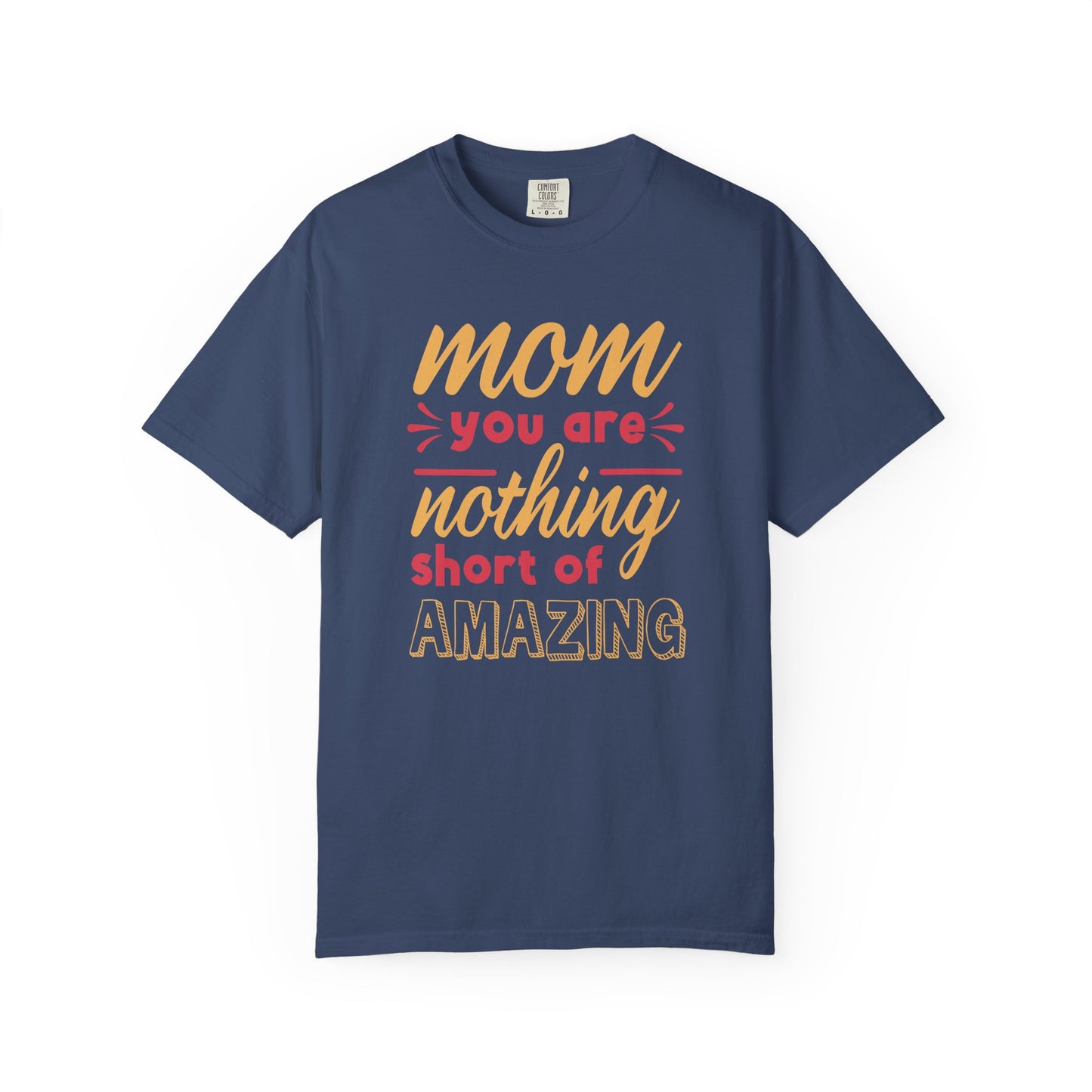 Mom T-shirt Mother's Day Mama Tee Unisex Comfort Colors Garment-Dyed Cotton h21