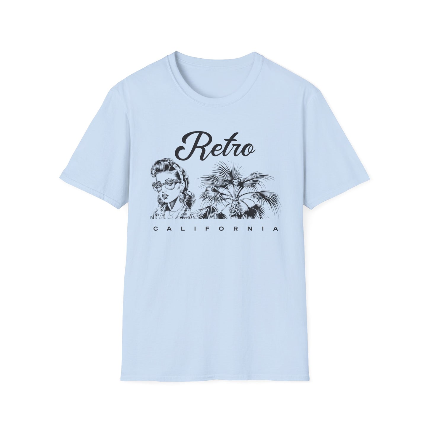 Retro T Shirt, Retro Design Shirt, Retro Art Tee Shirt, T-shirt with Retro Style