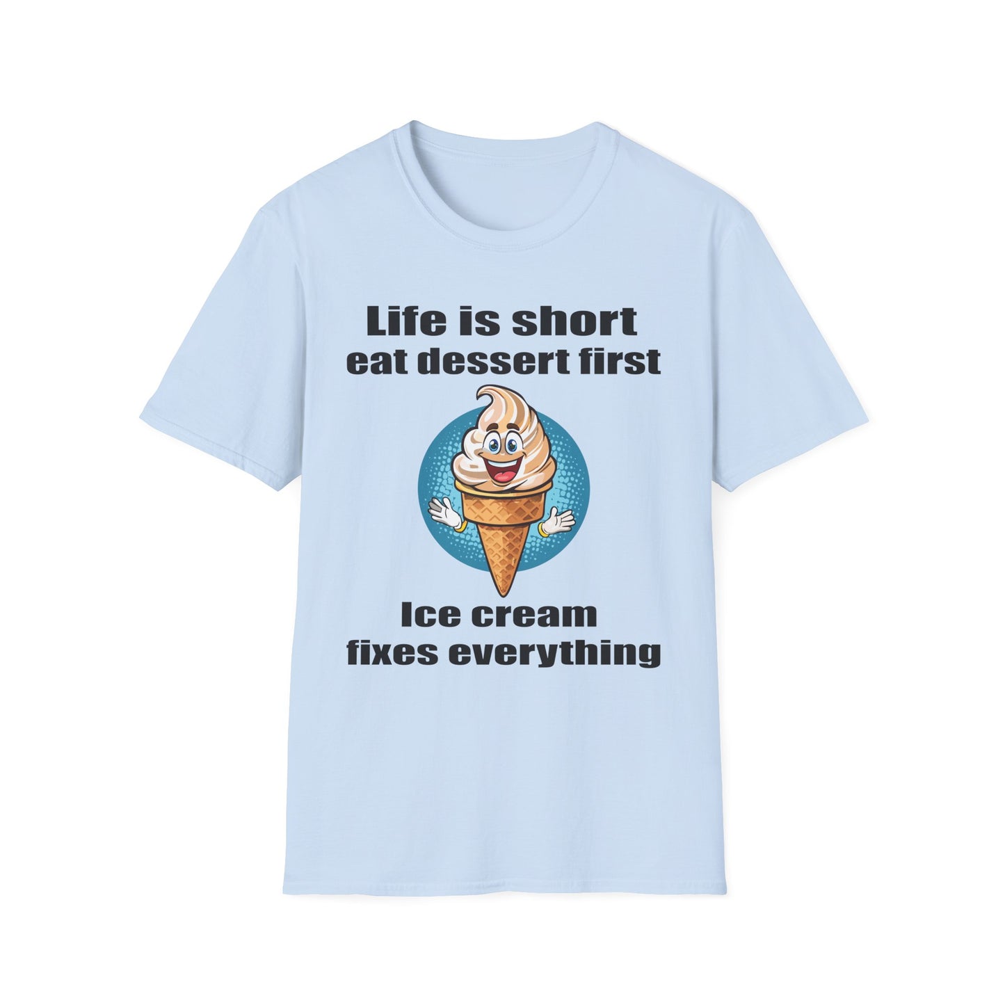 Food Tees, Funny Food T Shirts, Funny T Shirts, Shirt with Food, Junk Food Tees, Shirt with Ice Cream, Ice Cream T-Shirt