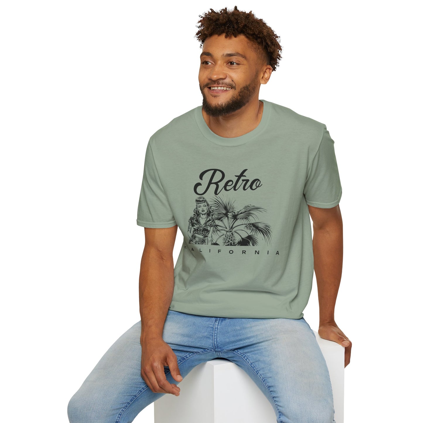 Retro T Shirt, Retro Design Shirt, Retro Art Tee Shirt, T-shirt with Retro Style