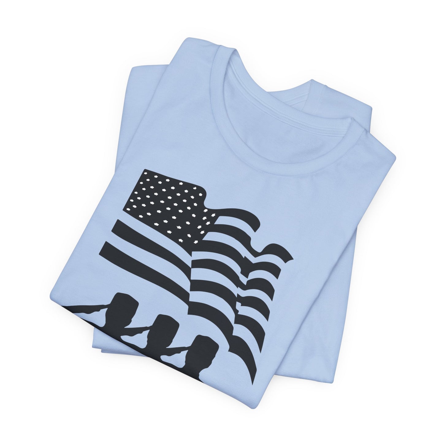 Happy Veterans Day saluting soldiers T-Shirt Patriotic American flag Unisex Cotton v51