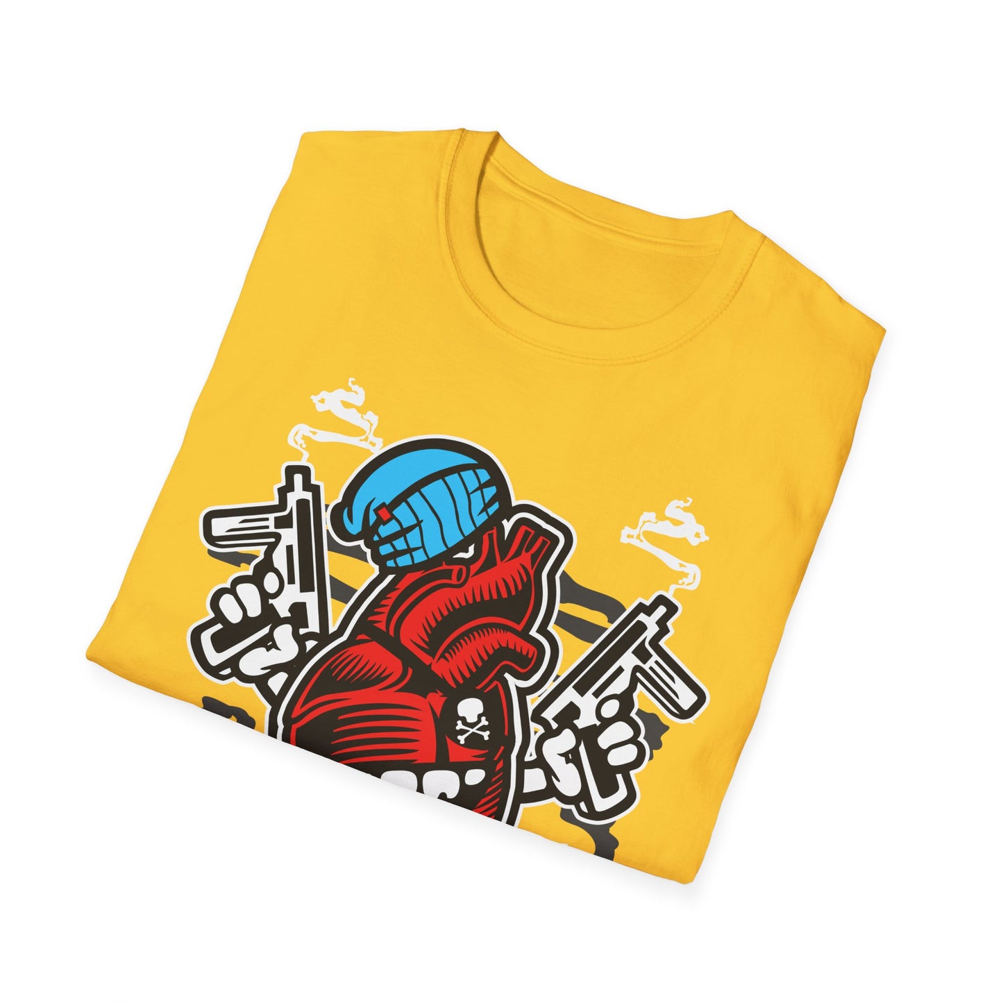 Cartoon T Shirt Animation T Shirt Funny Tee Unisex Gildan Softstyle 64000 100 Percent Cotton