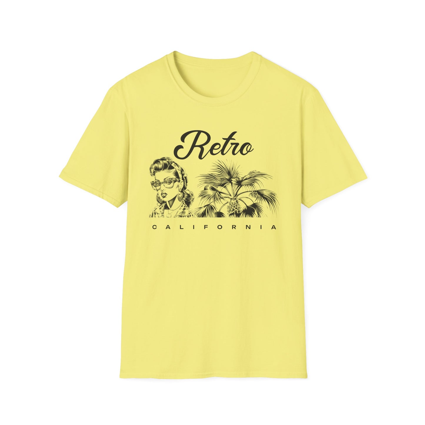 Retro T Shirt, Retro Design Shirt, Retro Art Tee Shirt, T-shirt with Retro Style