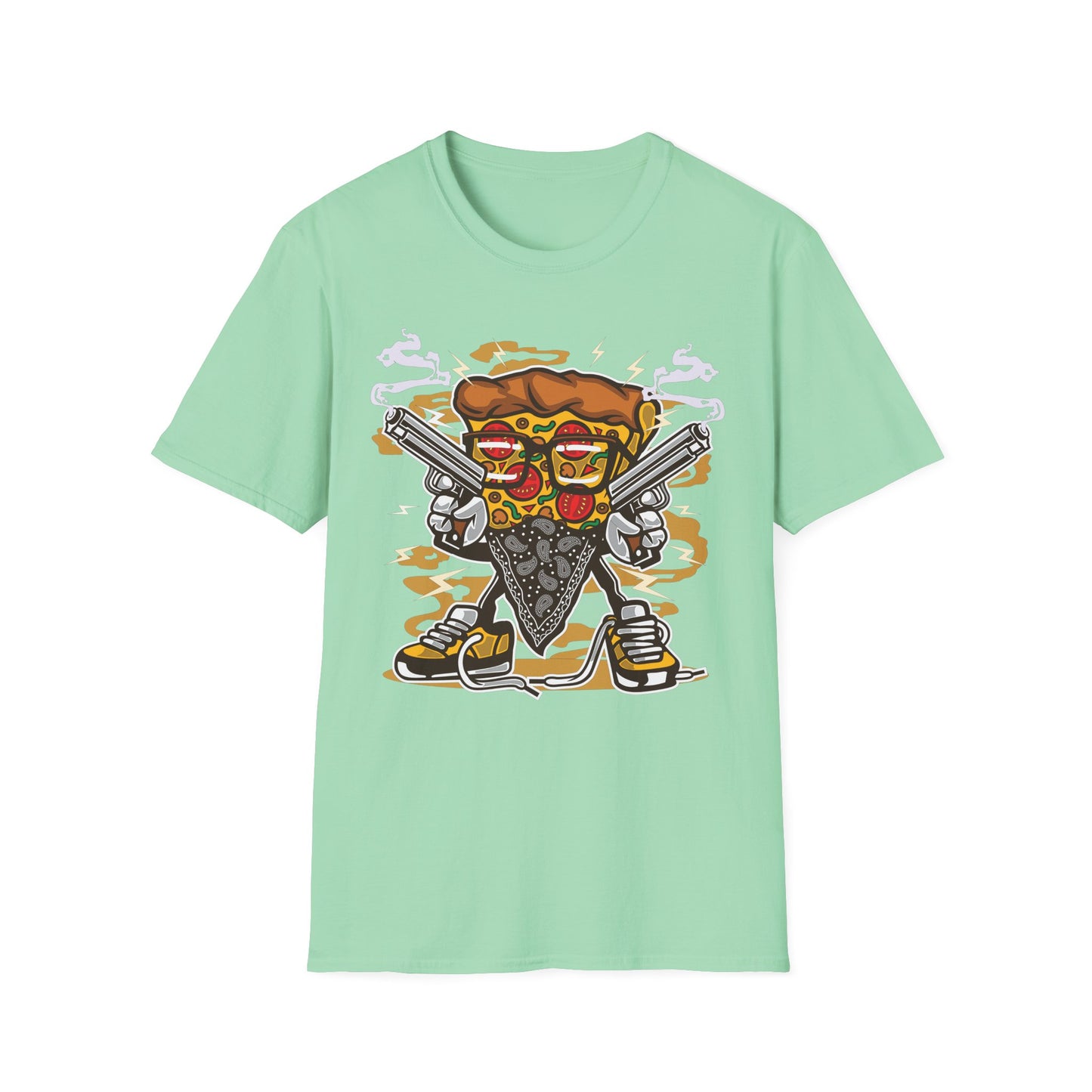 Cartoon Animation Tee Shirt Unisex Funny Graphic Gildan Softstyle 64000 Cotton Tee