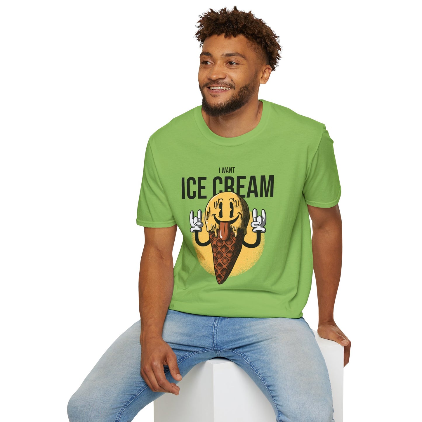 Food Tees, Funny Food T Shirts, Funny T Shirts, Shirt with Food, Junk Food Tees, Shirt with Ice Cream, Ice Cream T-Shirt