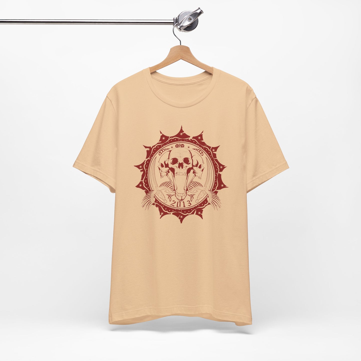 Skull Elephant Mandala Tee Boho Skull Graphic Shirt Art-51