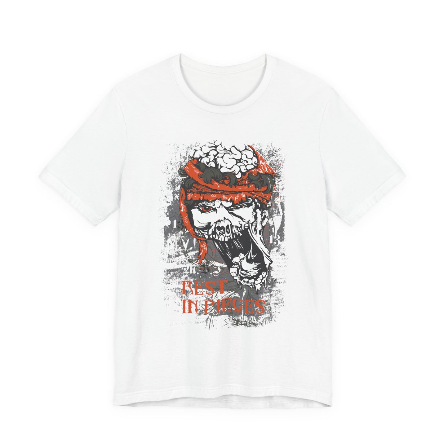 Skull Graphic Unisex Cotton T-Shirt r10