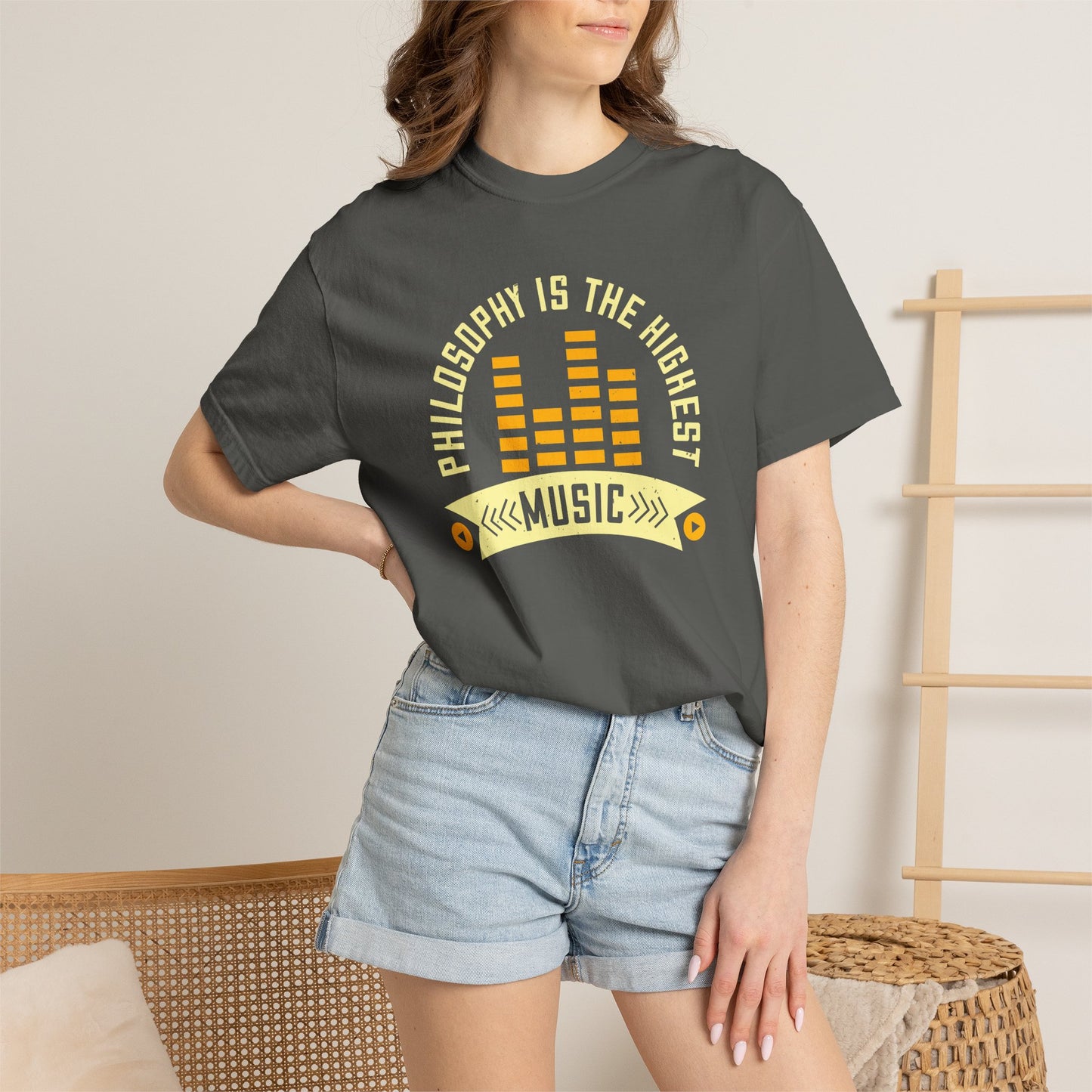 Music Graphic Design Unisex Cotton T-shirt  m42