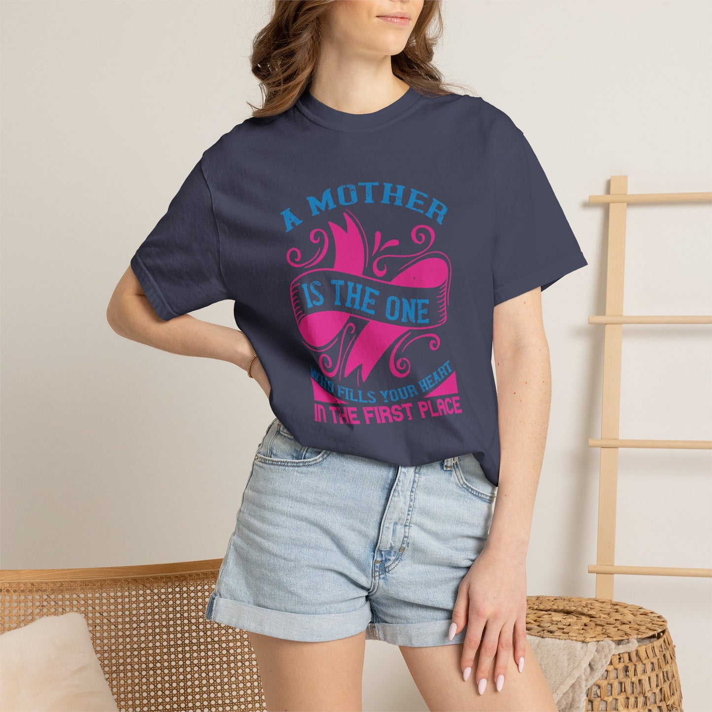 Mom T-shirt Mother Day Mama Tee Unisex Comfort Colors Garment-Dyed Cotton h54