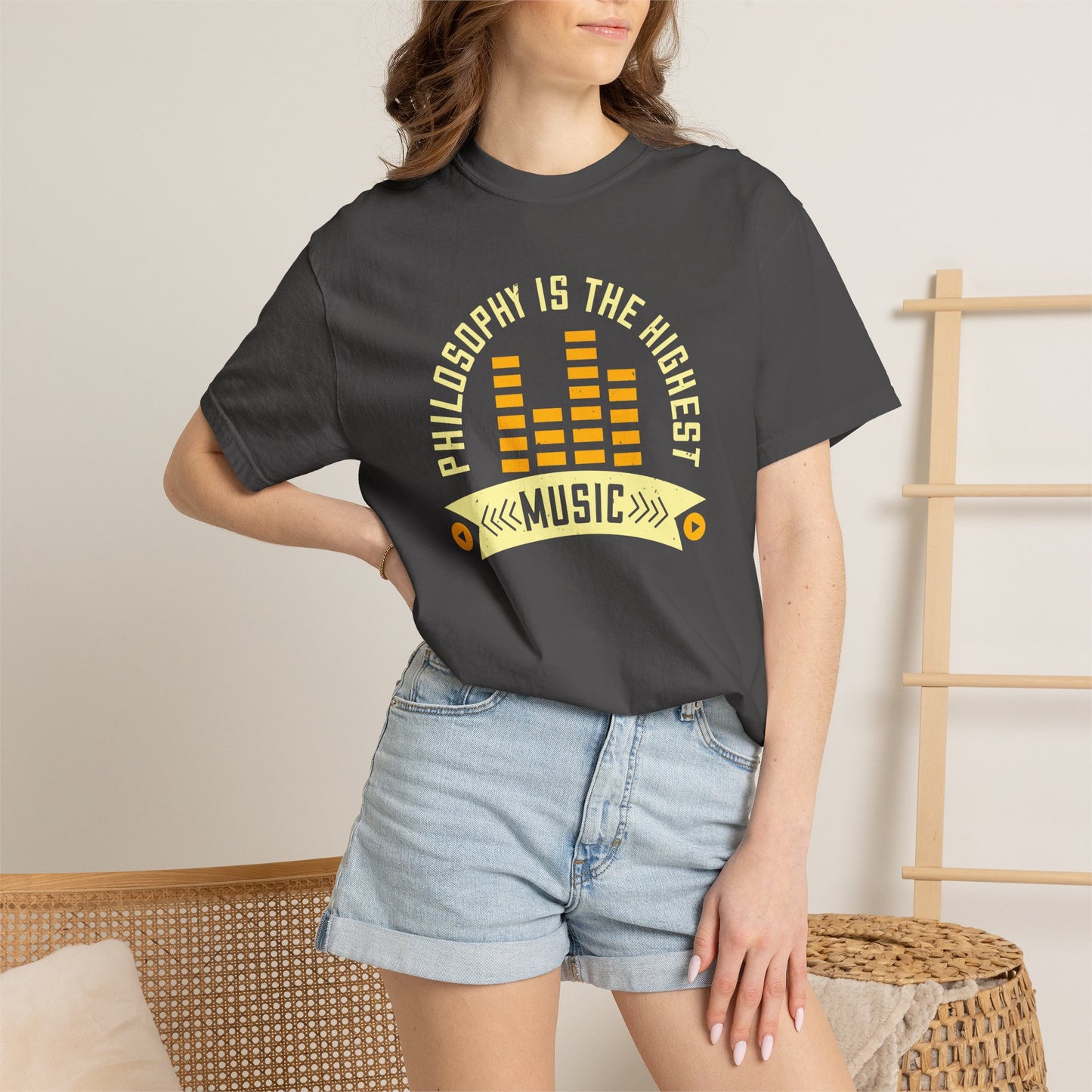 Music Graphic Design Unisex Cotton T-shirt  m42