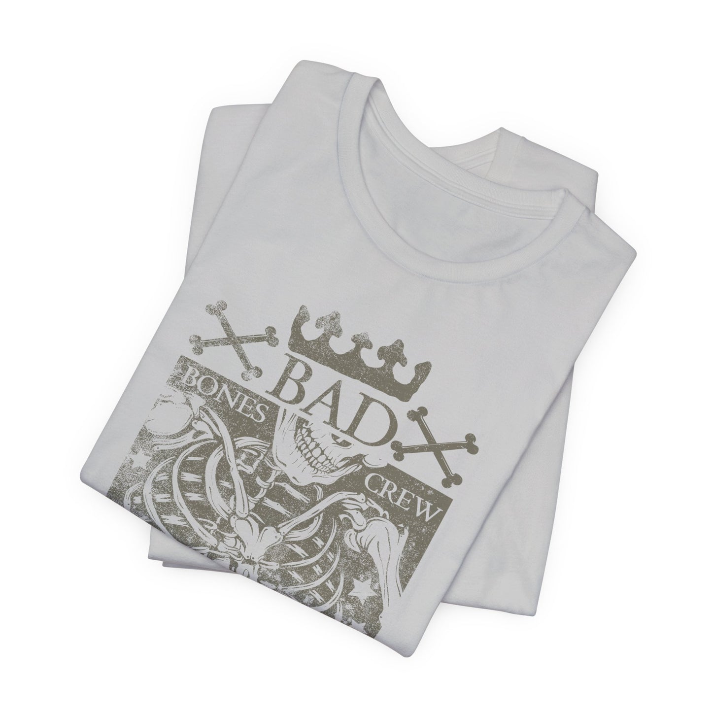 Skeleton Ribcage Tee Bones Crew Graphic Shirt A-10