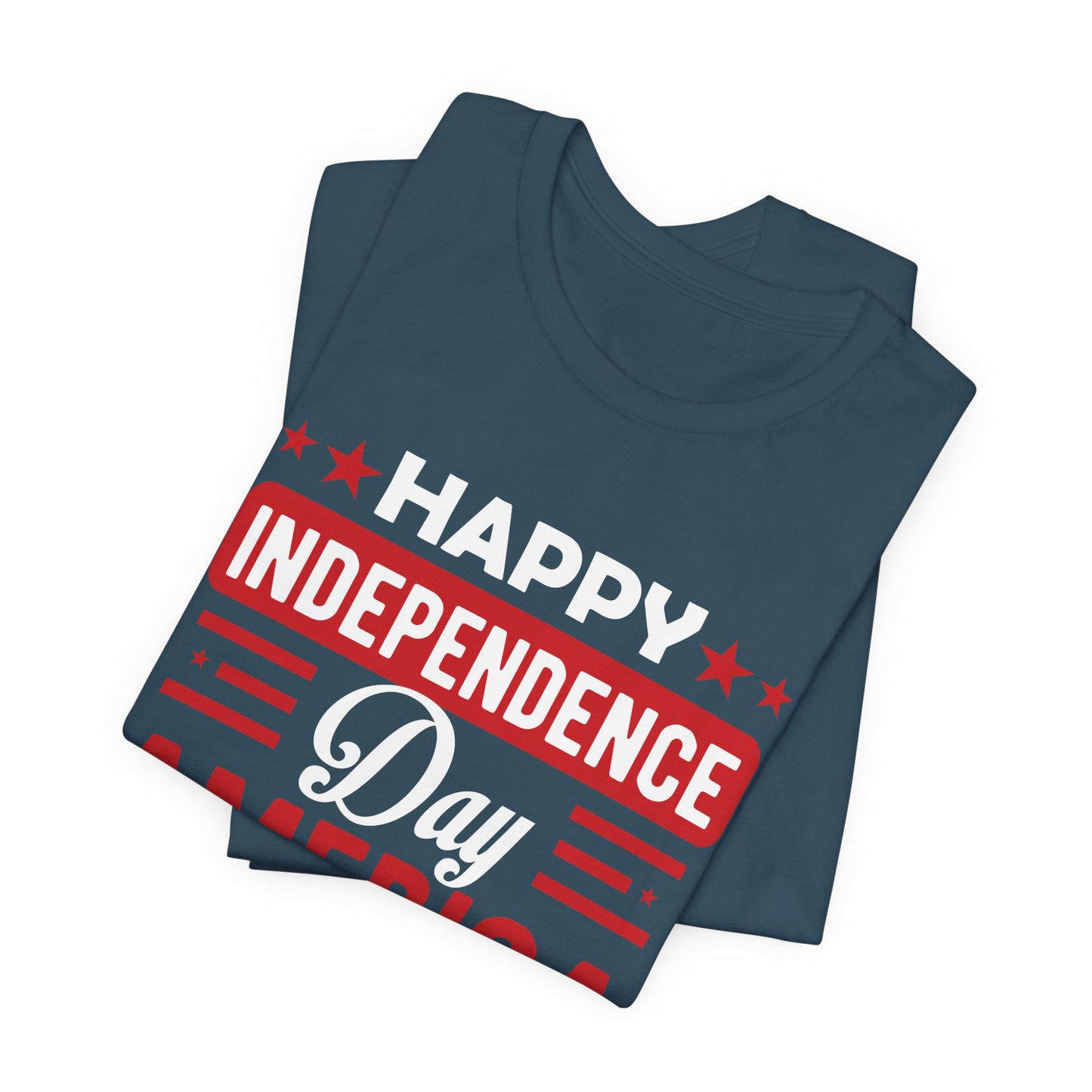 Happy Independence Day America Graphic Unisex Cotton T-Shirt 015
