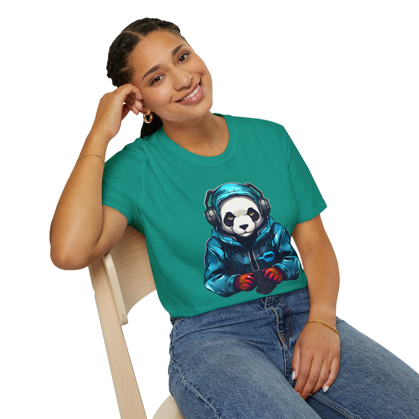 Animals Tees, Funny Animals Shirt, T Shirts with Funny Animals, T-Shirt with Panda, Panda Tees