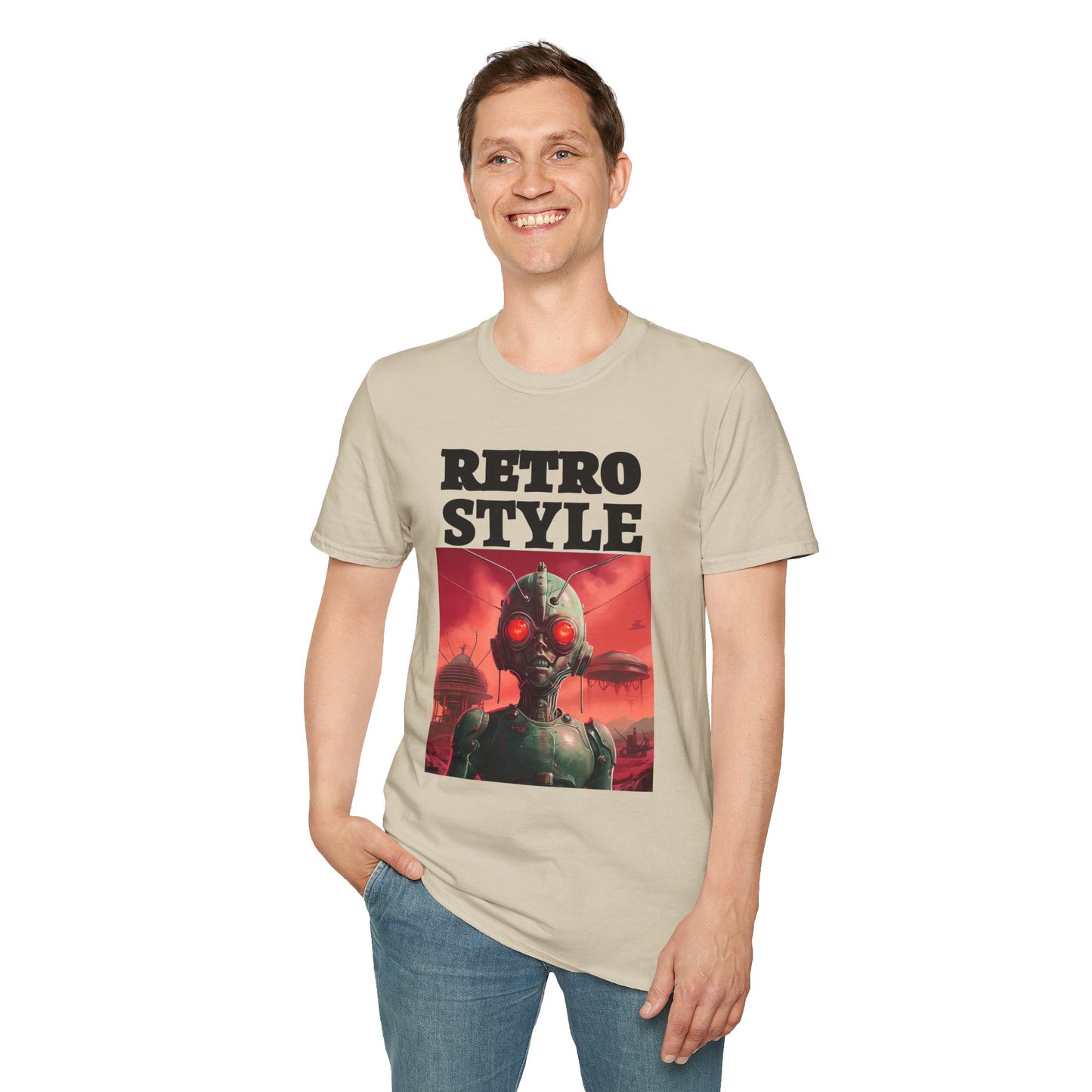 Retro T Shirt, Retro Design Shirt, Retro Art Tee Shirt, T-shirt with Retro Style
