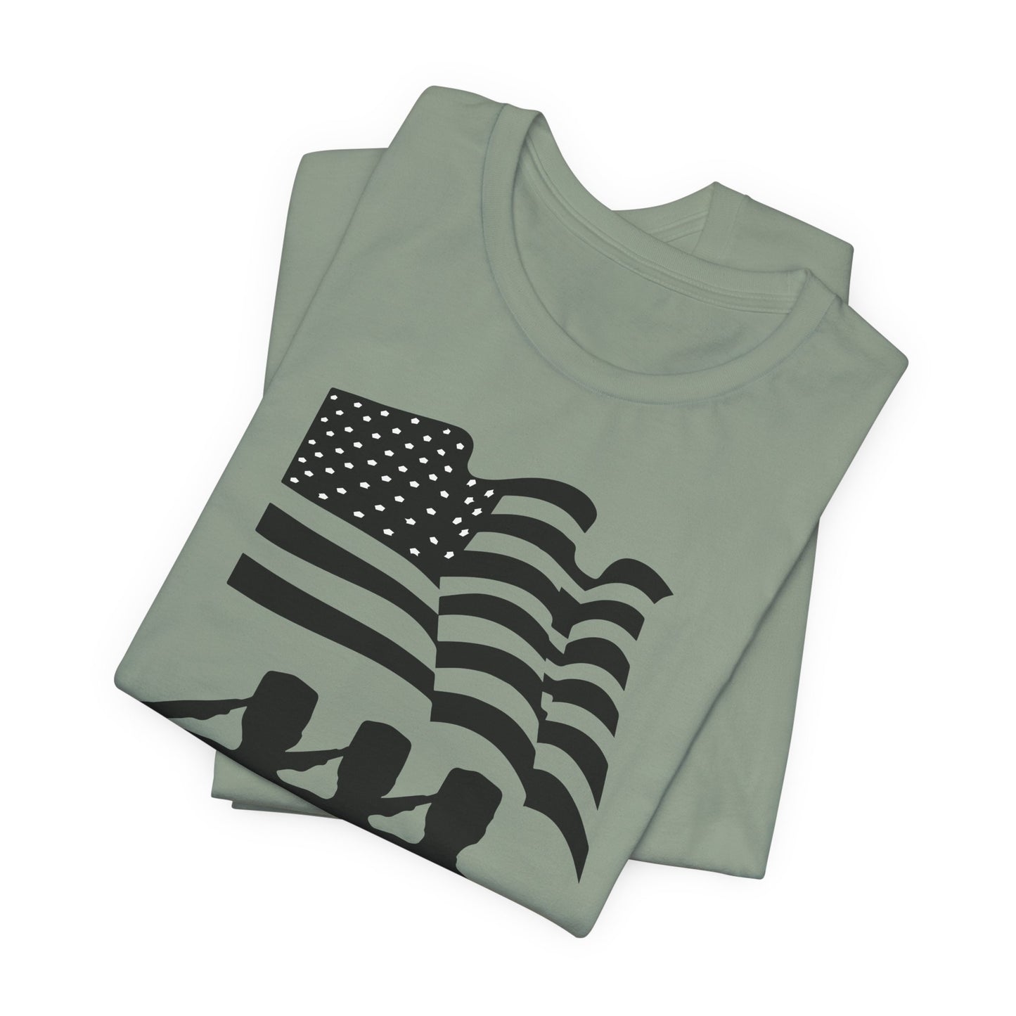 Happy Veterans Day saluting soldiers T-Shirt Patriotic American flag Unisex Cotton v51