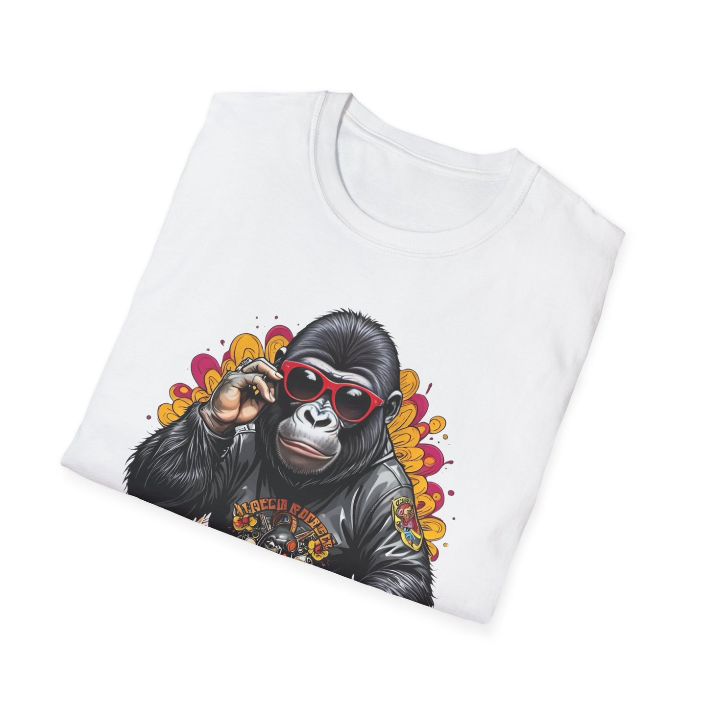 Animals Tees, Funny Animals Shirt, T Shirts with Funny Animals, T-Shirt with Gorilla, Monkey Tees
