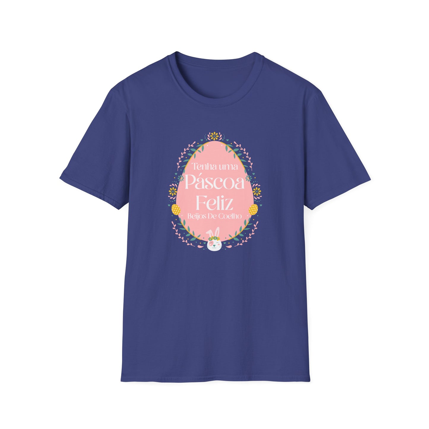 Easter Egg T-Shirt, Tee Shirt with Easter Signature, T Shirt with Easter Prints, Tee Shirt with Easter Design - 2