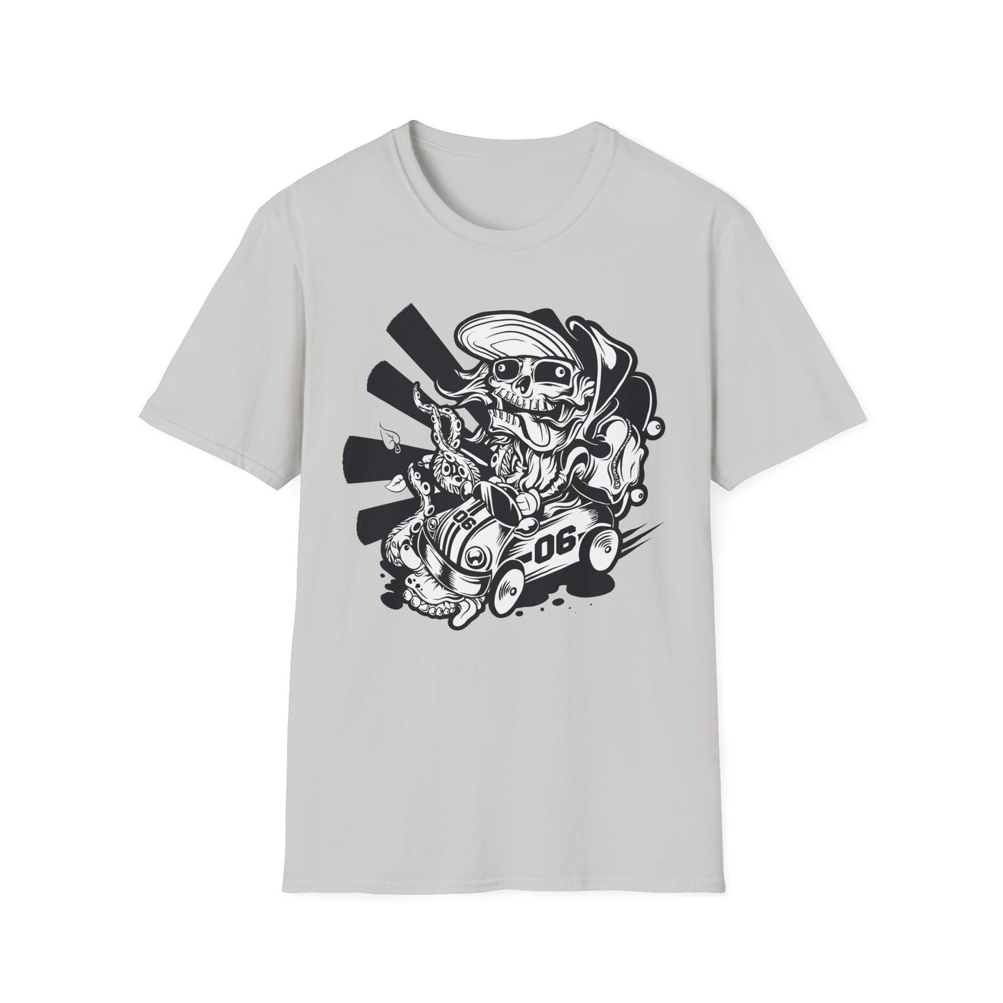 Cartoon Animation T Shirt Unisex Softstyle 64000 Cotton Tee With Fun Art Design Graphics