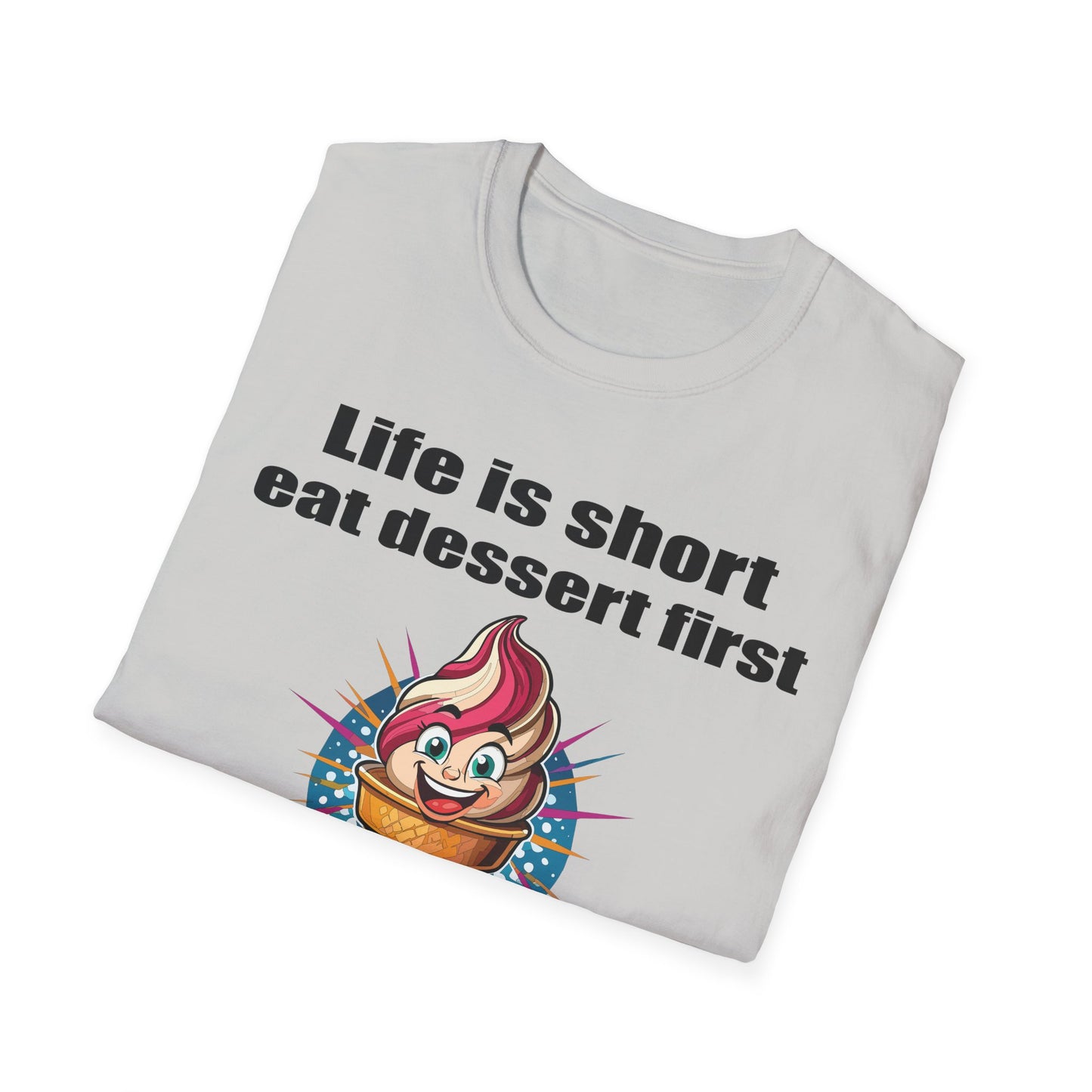 Food Tees, Funny Food T Shirts, Funny T Shirts, Shirt with Food, Junk Food Tees, Shirt with Ice Cream, Ice Cream T-Shirt