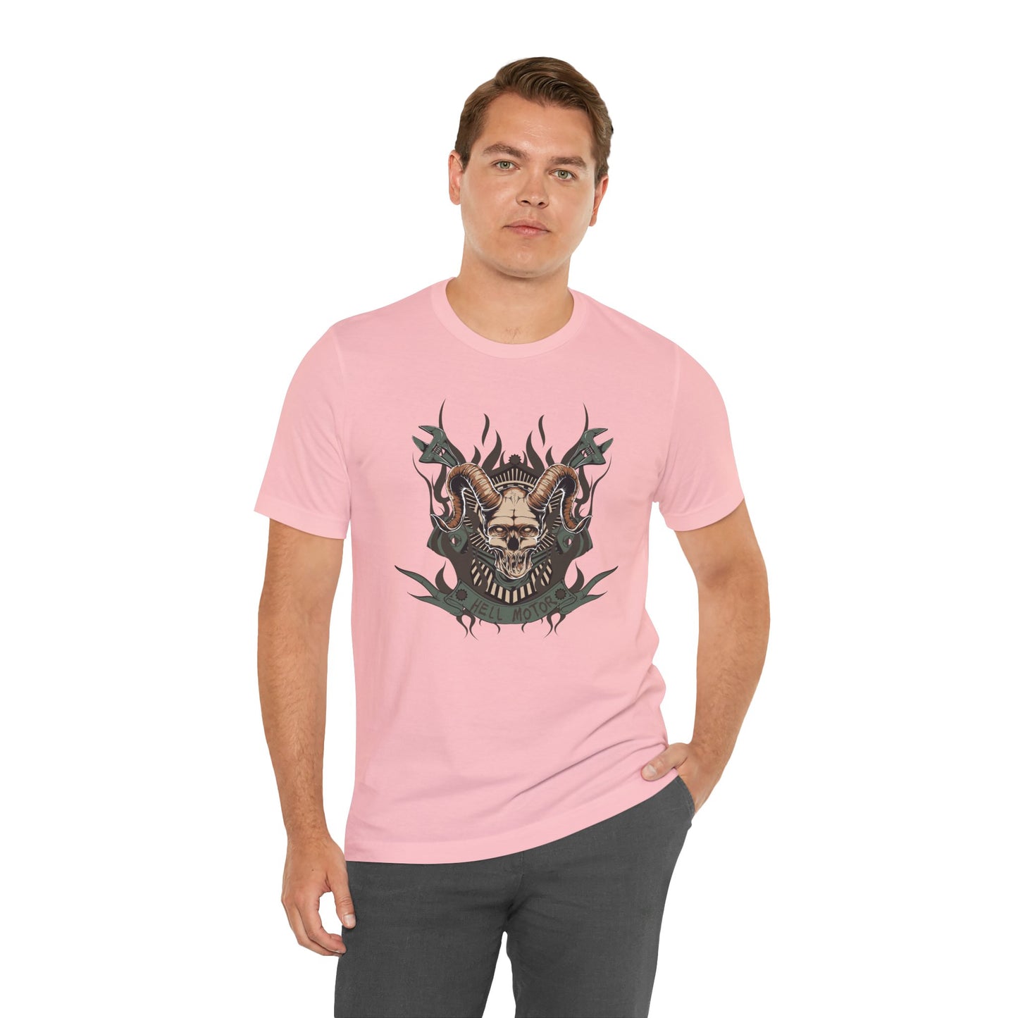 Gothic Skull Graphic Design Unisex Cotton Tee Art-49
