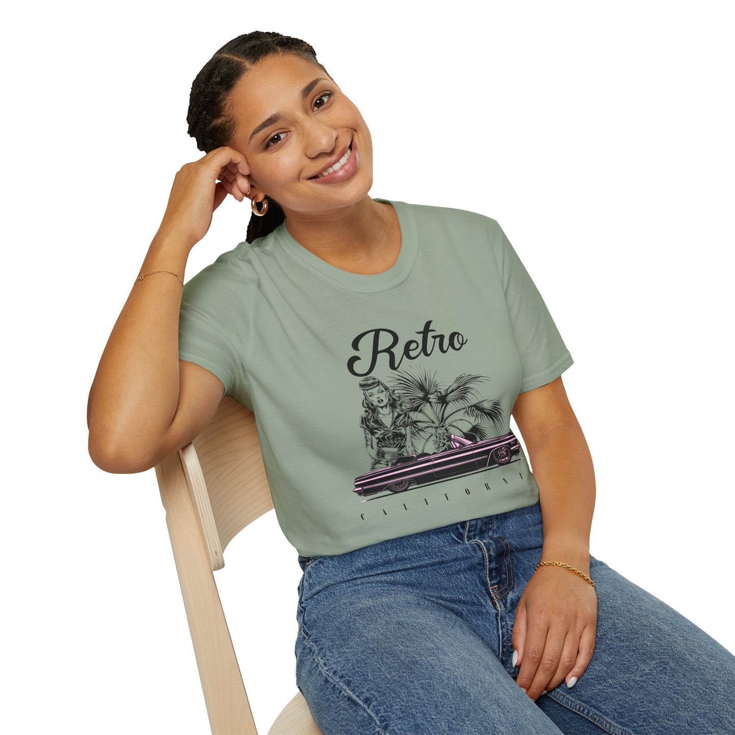 Retro T Shirt, Retro Design Shirt, Retro Art Tee Shirt, T-shirt with Retro Style