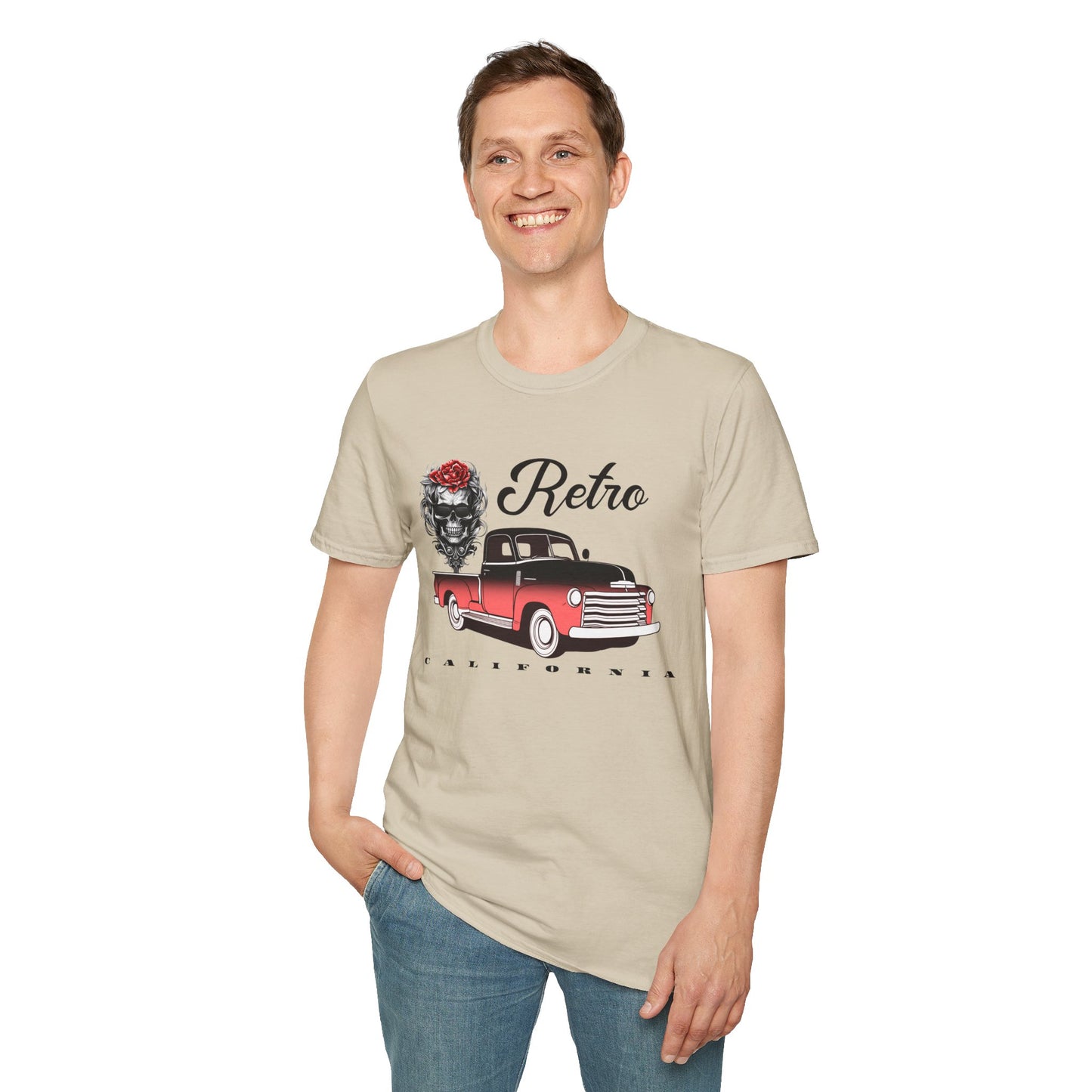 Retro T Shirt, Retro Design Shirt, Retro Art Tee Shirt, T-shirt with Retro Style