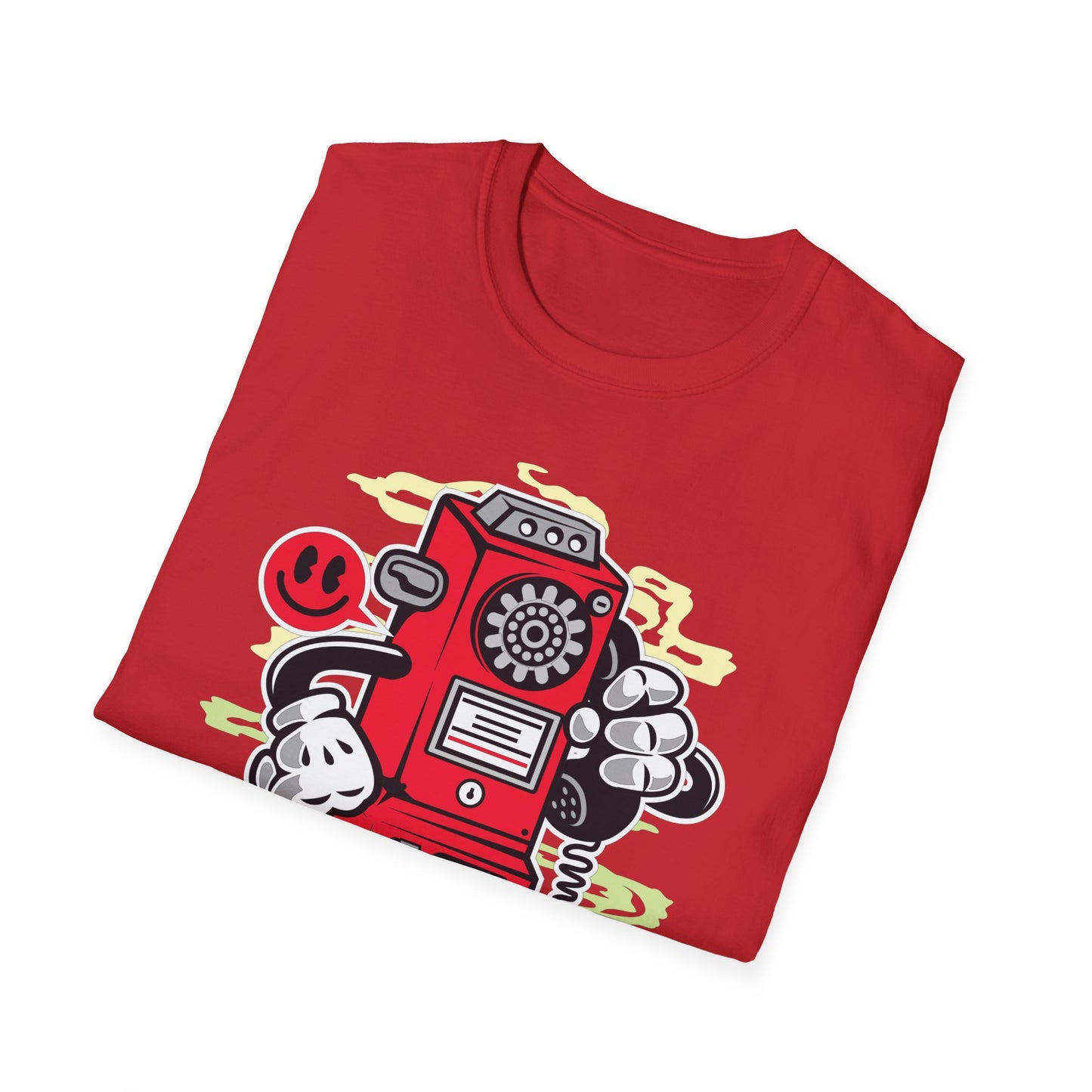 Cartoon T Shirt Animation T Shirt Funny Graphic Tee Softstyle 64000 Unisex Short Sleeve