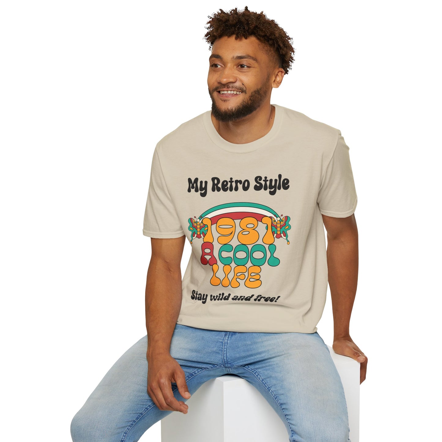 Retro T Shirt, Retro Design Shirt, Retro Art Tee Shirt, T-shirt with Retro Style