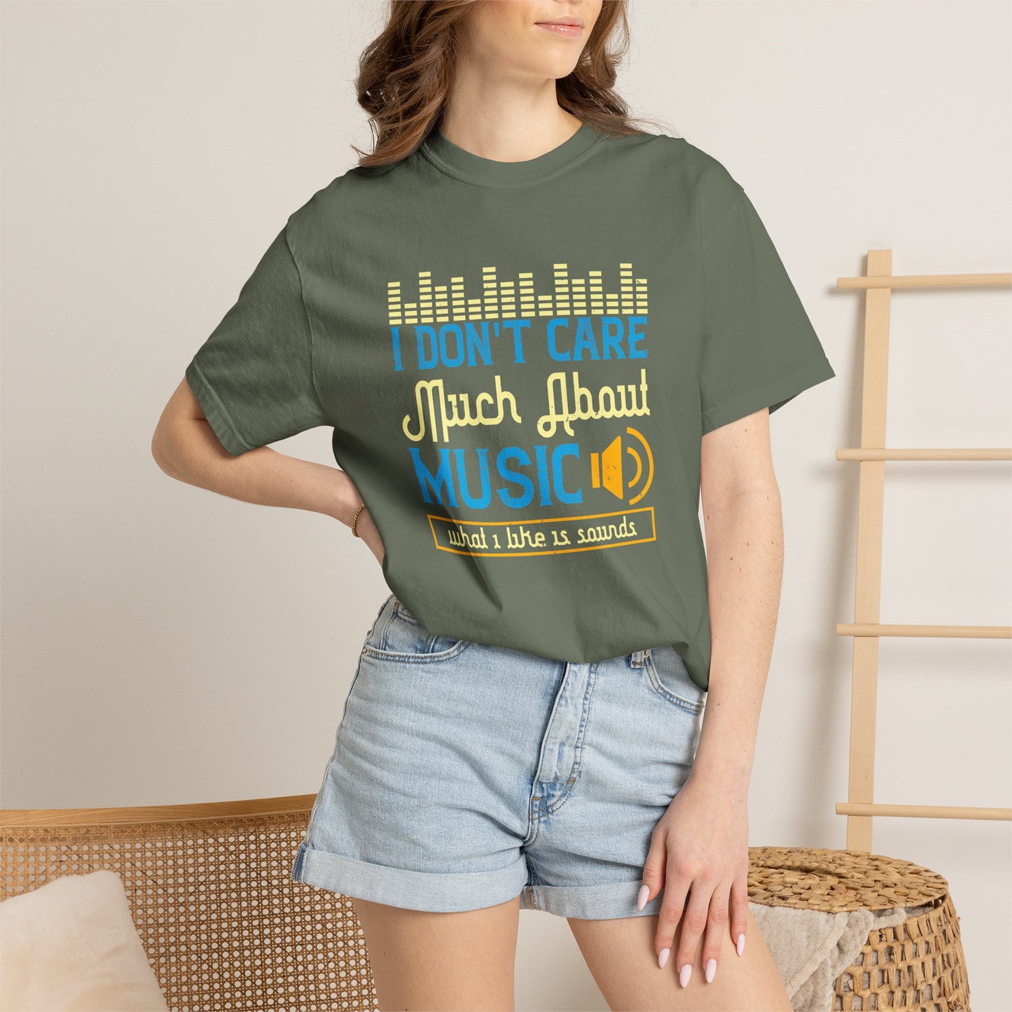 Music Graphic Design Unisex Cotton T-shirt m6