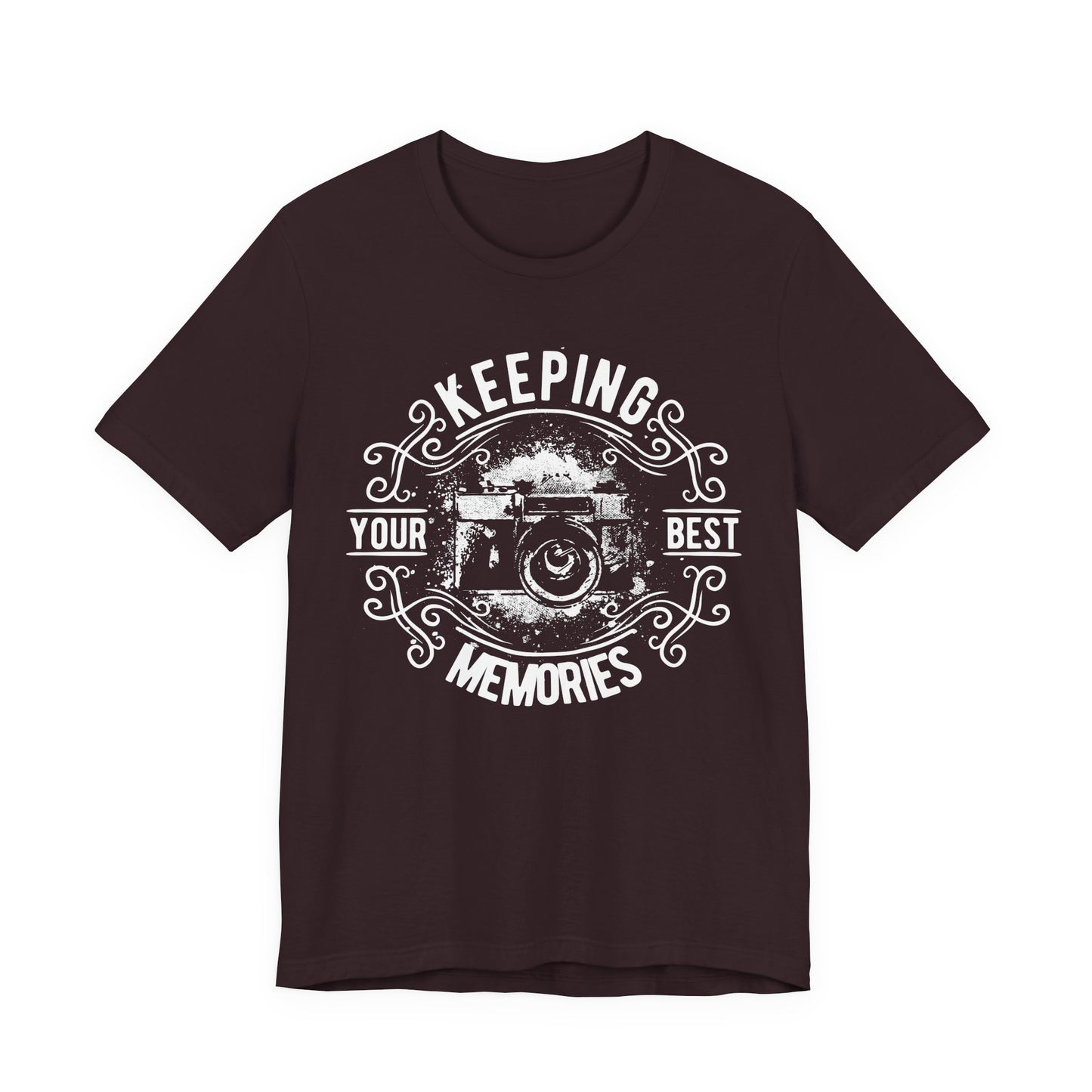 Keeping Your Best Memories T-Shirt Vintage Camera Graphic T-Shirt A-5