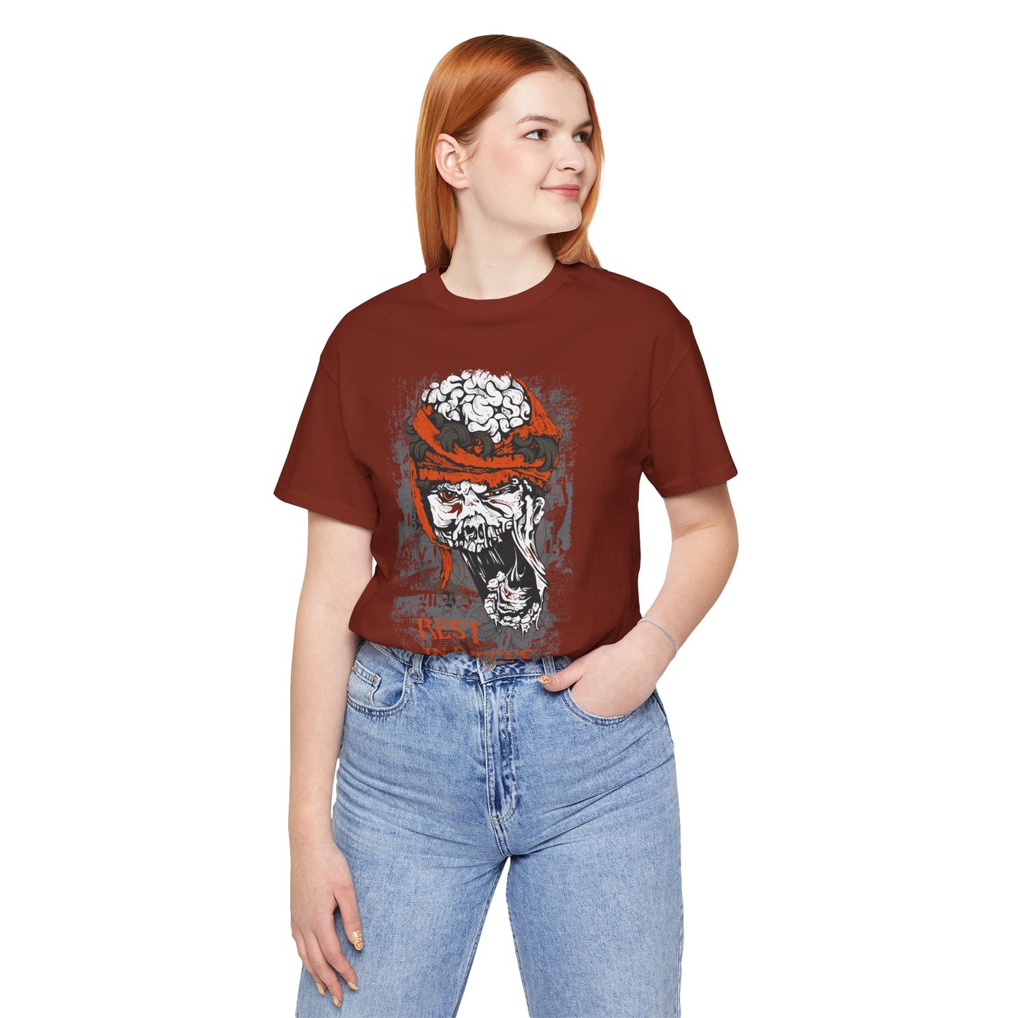 Skull Graphic Unisex Cotton T-Shirt r10