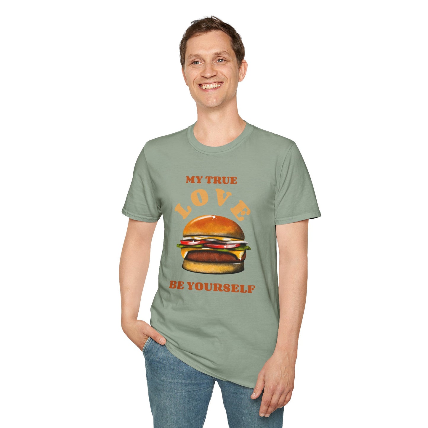 Food Tees, Funny Food T Shirts, Funny T Shirts, Shirt with Food, Junk Food Tees, Shirt with Burger, Burger T-Shirt