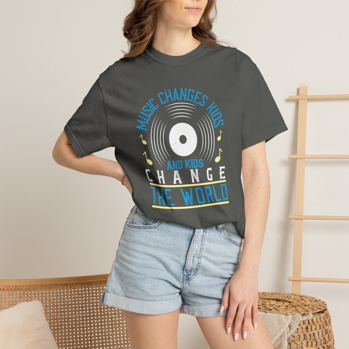 Music Graphic Design Unisex Cotton T-shirt m22