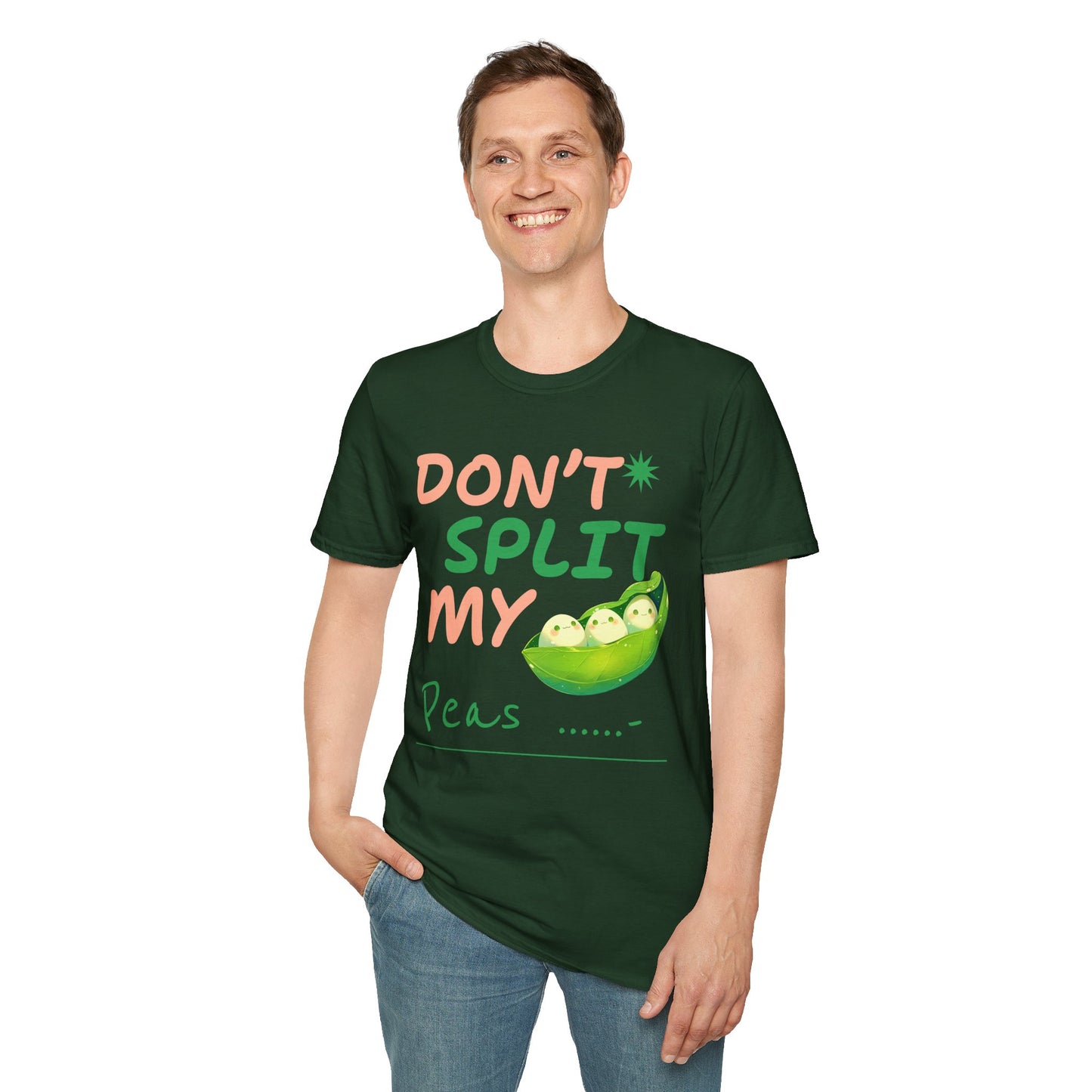 Food Tees, Funny Food T Shirts, Funny T Shirts, Shirt with Vegetables, Shirt with Peas