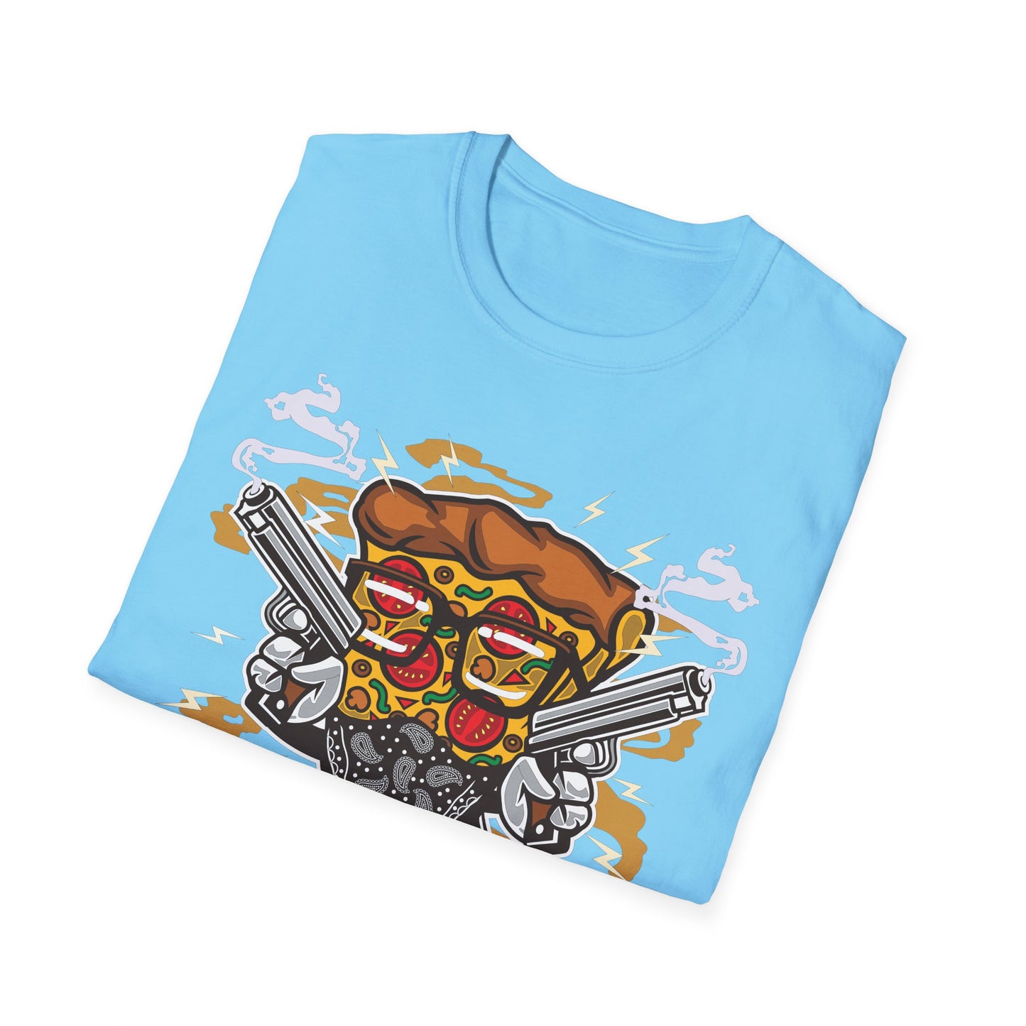 Cartoon Animation Tee Shirt Unisex Funny Graphic Gildan Softstyle 64000 Cotton Tee