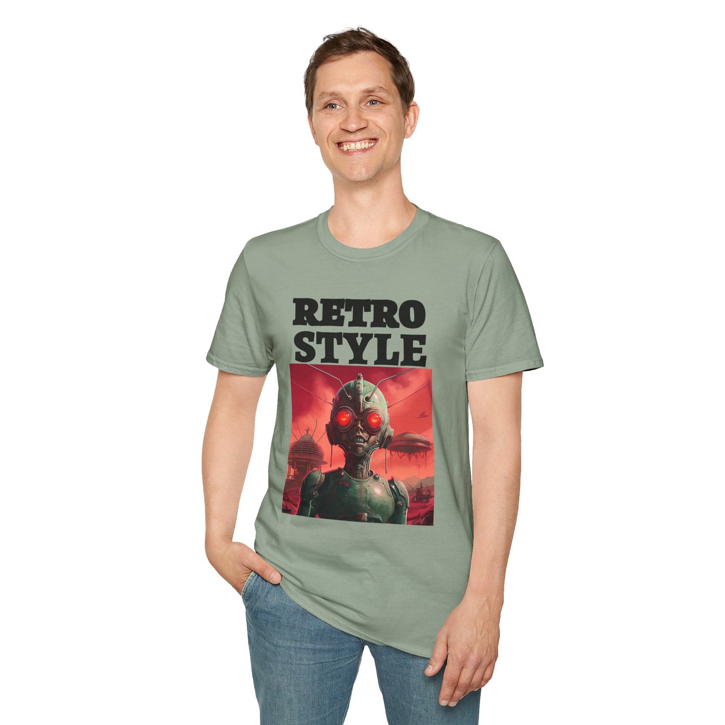 Retro T Shirt, Retro Design Shirt, Retro Art Tee Shirt, T-shirt with Retro Style