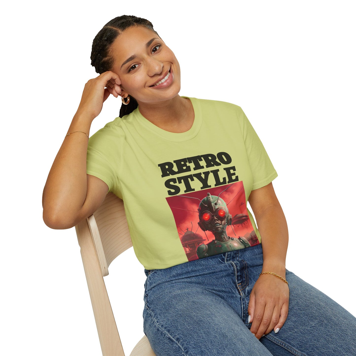 Retro T Shirt, Retro Design Shirt, Retro Art Tee Shirt, T-shirt with Retro Style