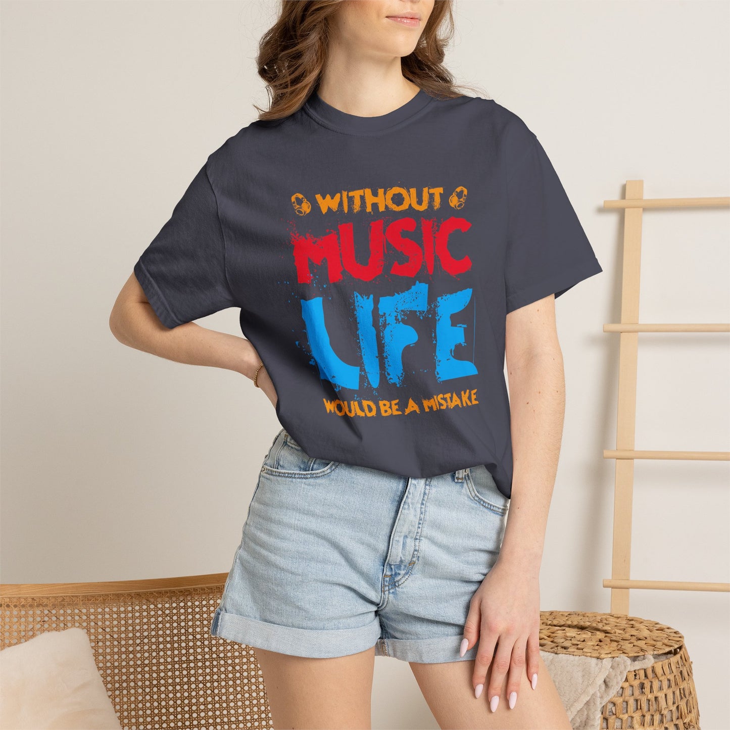 Music Graphic Design Unisex Cotton T-shirt 032