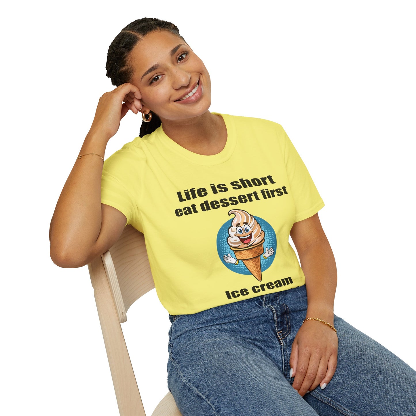 Food Tees, Funny Food T Shirts, Funny T Shirts, Shirt with Food, Junk Food Tees, Shirt with Ice Cream, Ice Cream T-Shirt