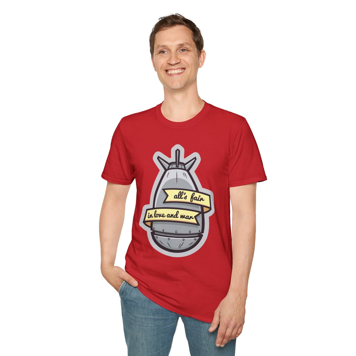 Cartoon T Shirt Animation T Shirt Funny Tee Shirt Unisex Gildan Softstyle 64000 100 Percent Cotton