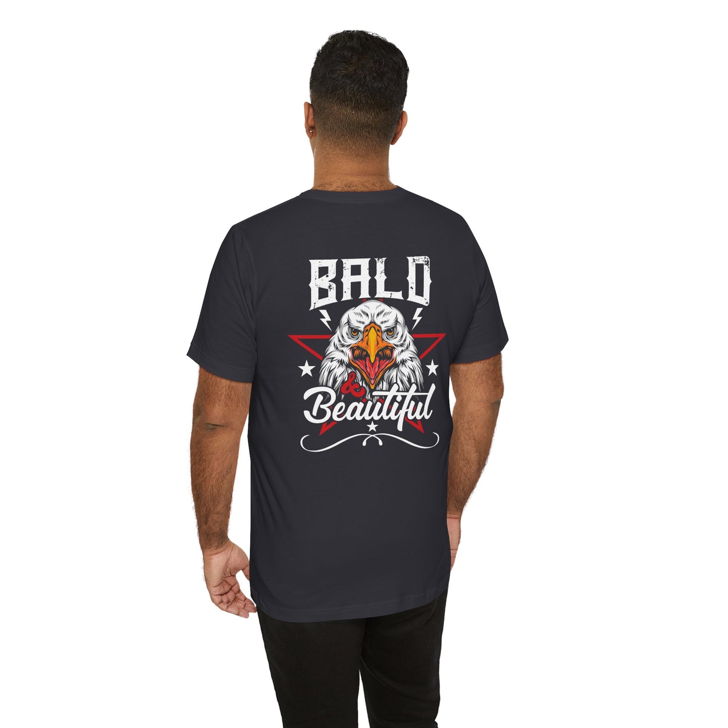 Bald Eagle Graphic Illustration Unisex Cotton Tee a3