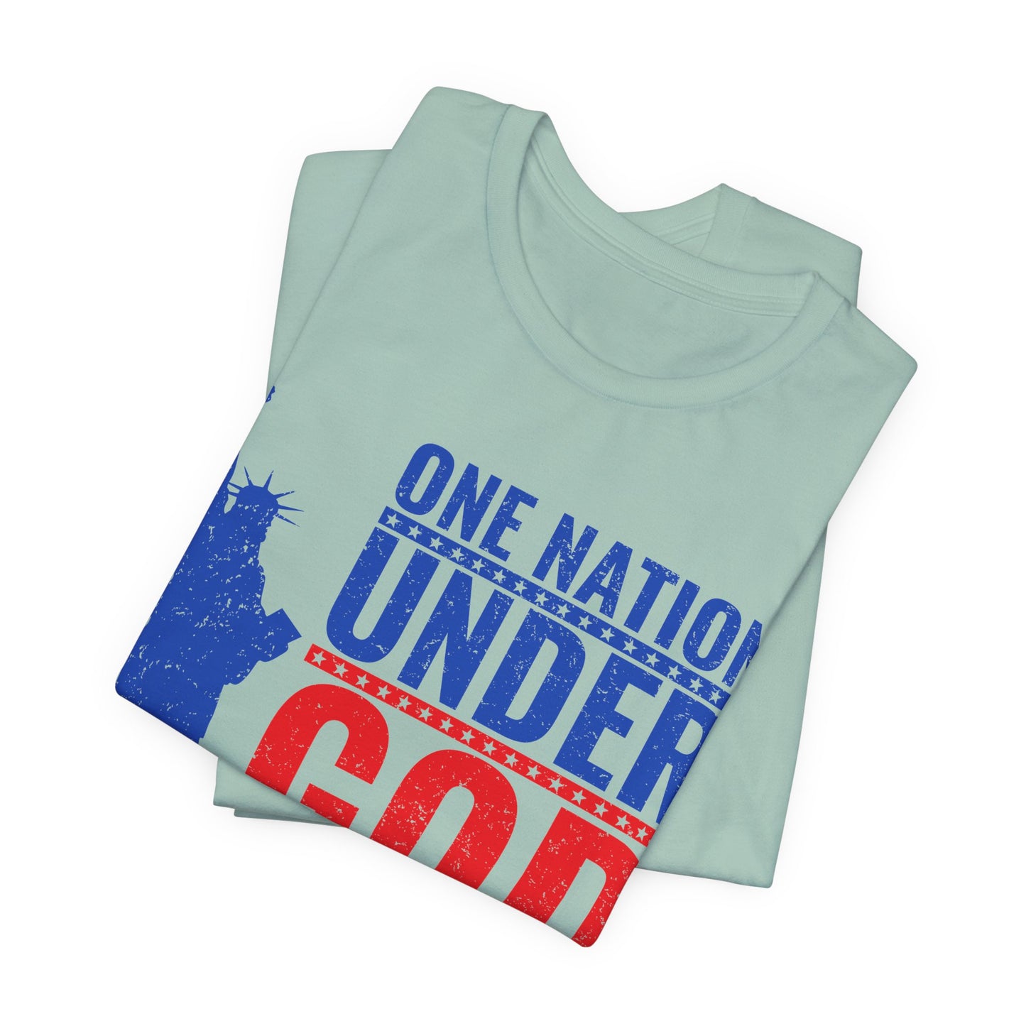 Statue of Liberty Patriotic Graphic Unisex Cotton T-Shirt a6