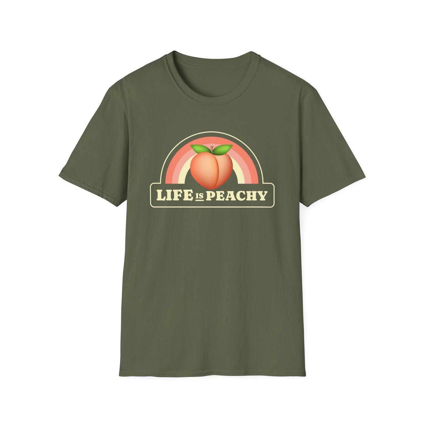 Food Tees, Funny Food T Shirts, Funny T Shirts, Shirt with Fruits, Shirt with Peach