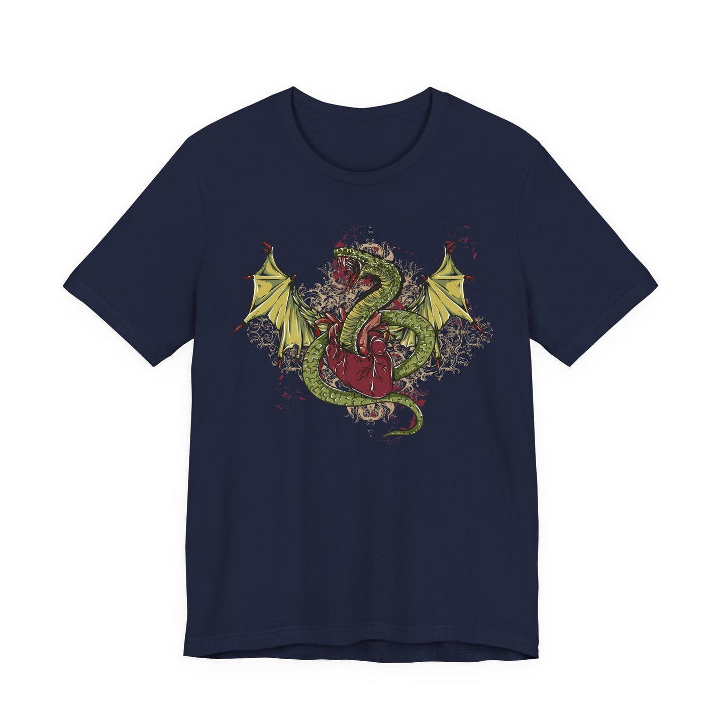 Dragon Illustration Graphic Unisex Cotton T-Shirt r29