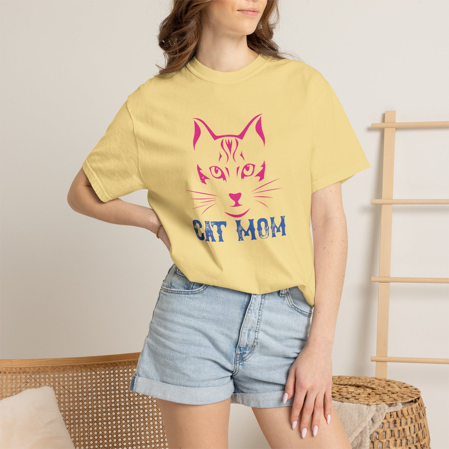 Mom T-shirt Mother Day Mama Tee Unisex Comfort Colors Garment-Dyed Cotton h66