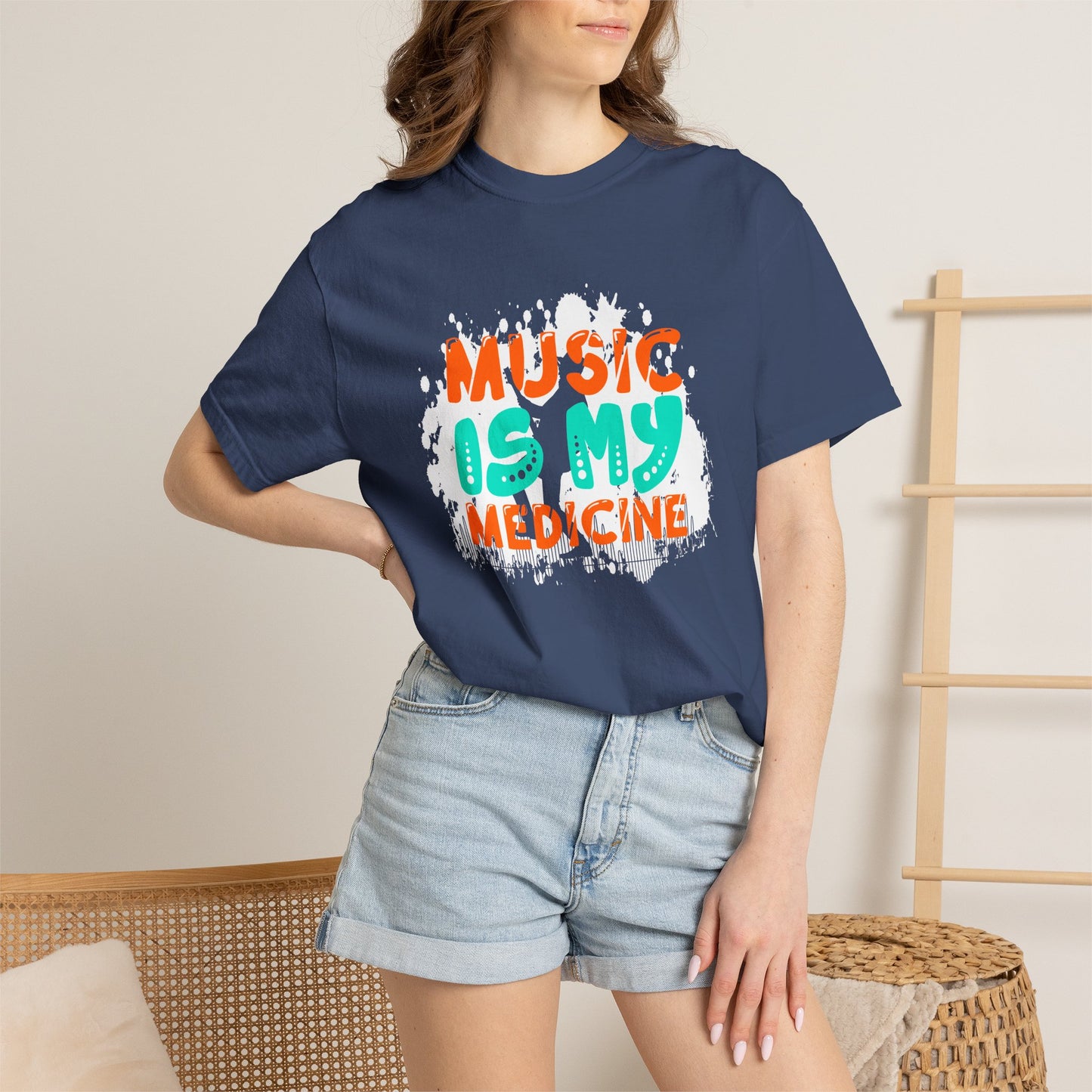 Music Graphic Design Unisex Cotton T-shirt 068