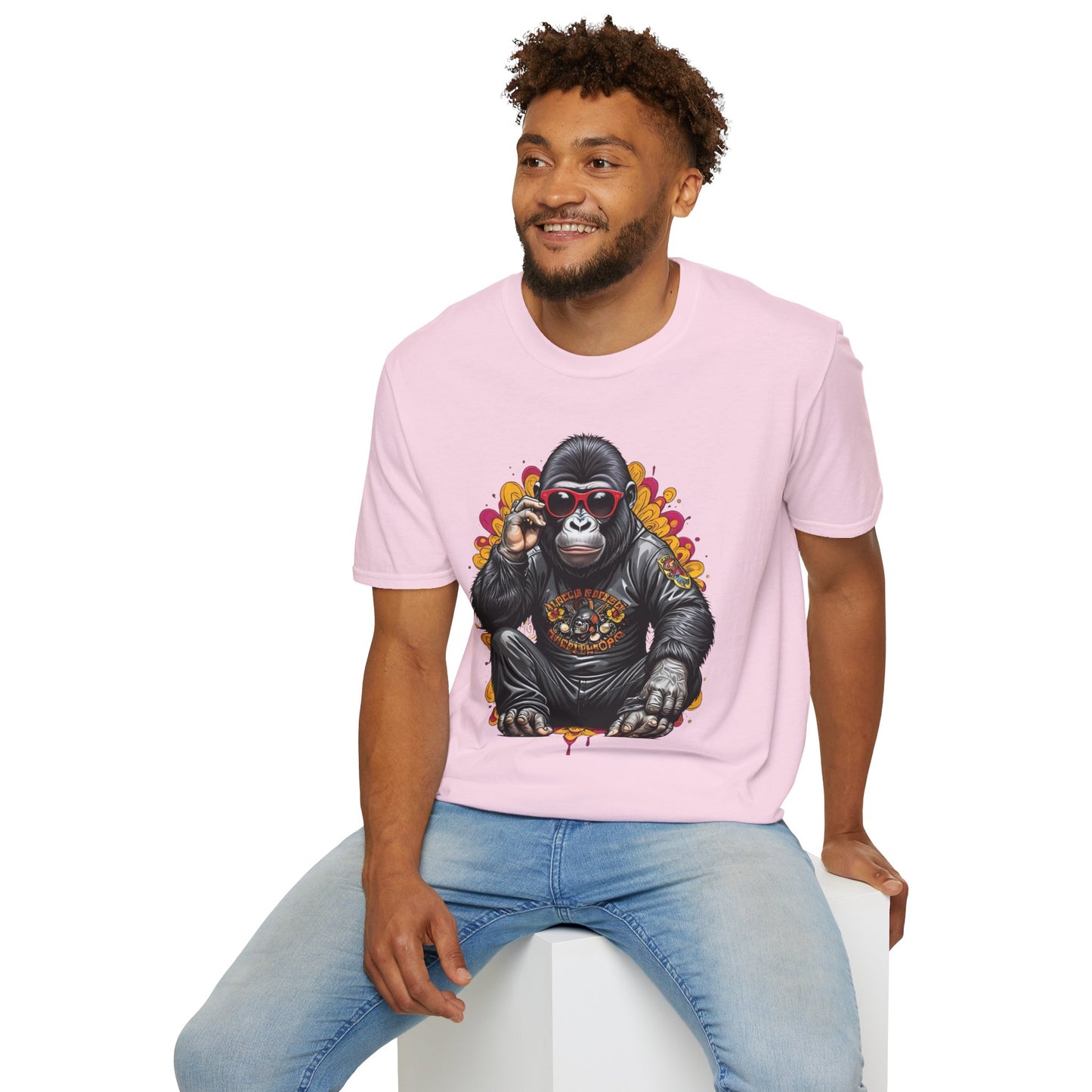 Animals Tees, Funny Animals Shirt, T Shirts with Funny Animals, T-Shirt with Gorilla, Monkey Tees