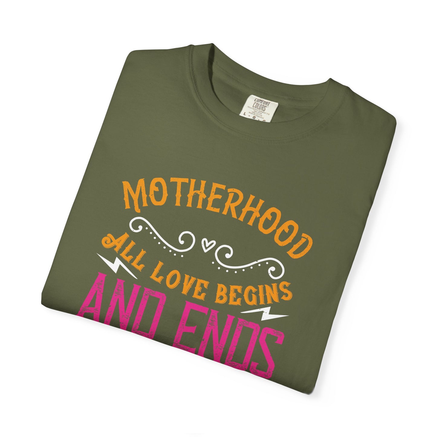 Mom T-shirt Mother Day Mama Tee Unisex Comfort Colors Garment-Dyed Cotton h85