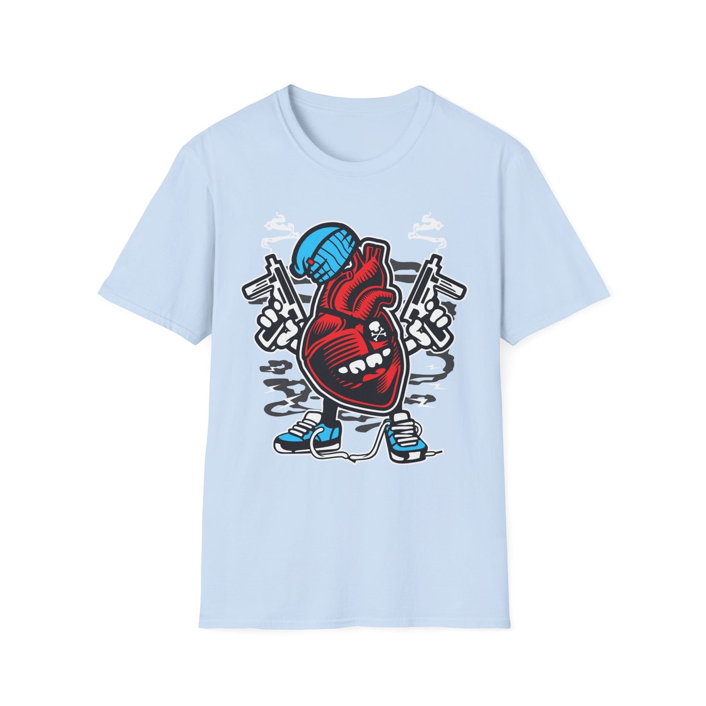 Cartoon T Shirt Animation T Shirt Funny Tee Unisex Gildan Softstyle 64000 100 Percent Cotton