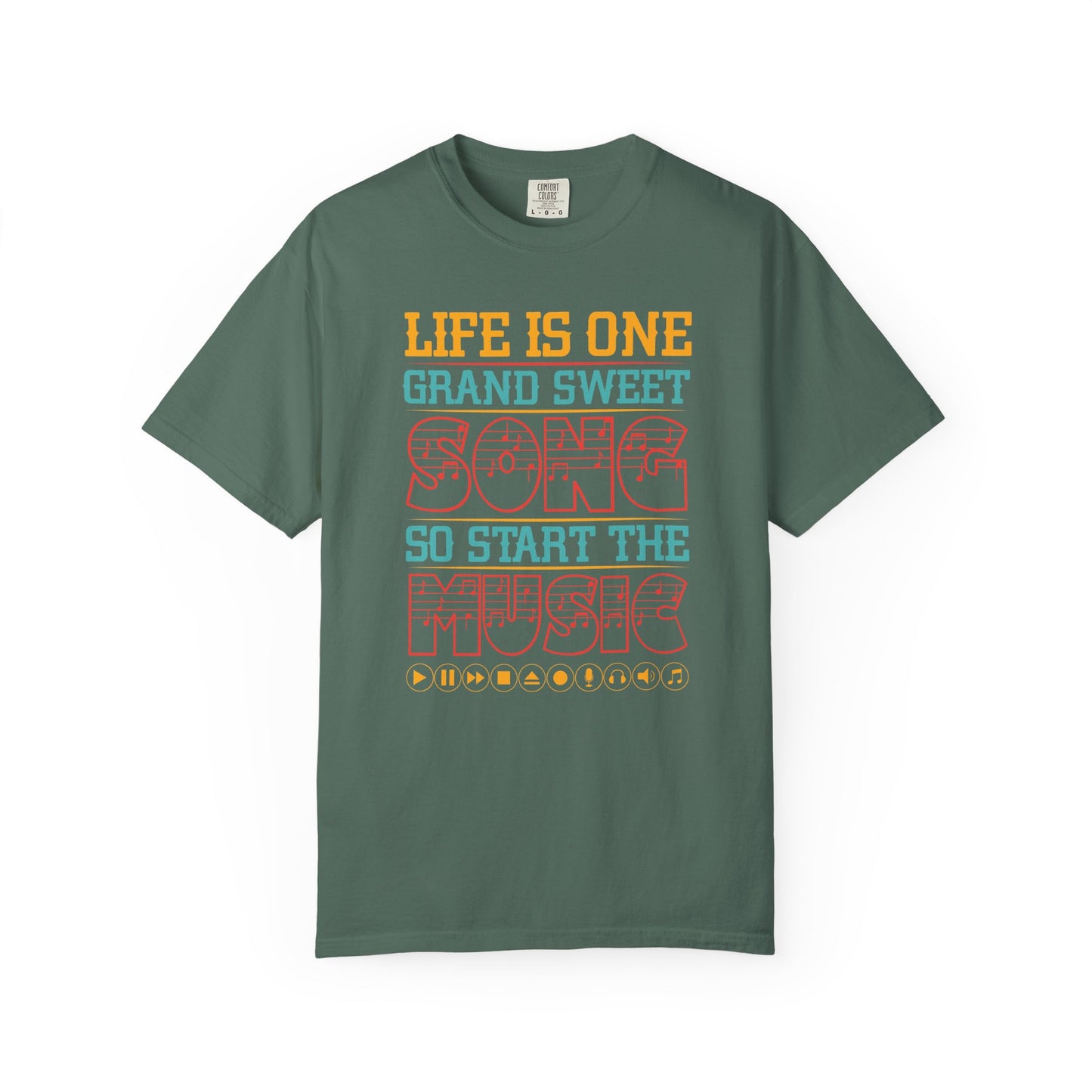 Music Graphic Design Unisex Cotton T-shirt 023